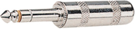 297, Jack plug diam.6.35 mm nickel-plated 3P, Switchcraft