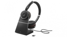 7599-838-109, Evolve 75 UC Duo Headset Stereo Black, Jabra