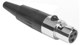 AG3F, XLR, Cable socket, 3 Poles Soldering Connection Nickel - Plated, Amphenol