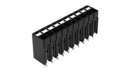 2086-1110, Wire-To-Board Terminal Block, THT, 3.5mm Pitch, Straight, Push-In, 10 Poles, Wago