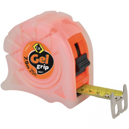 T3445-25, GEL grip tape measure 7.5 m, C.K Tools (Carl Kammerling brand)