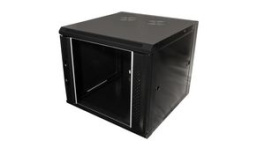 26990149, 19" Case, Wall Mount, 9U, Steel, Black, Value