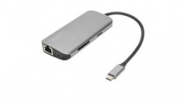 DA-70884, 8-Port USB-C Docking Station, DIGITUS