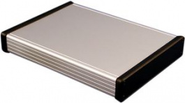 1455R2202, Корпус: с панелью; 1455; Х:165мм; Y:220мм; Z:30мм; алюминий; серый, Hammond