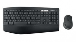 920-008226, Keyboard and Mouse, 1000dpi, MK850, US English with €, QWERTY, Bluetooth/Wireless, Logitech