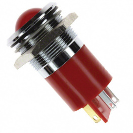 Q22P1CXXR12E, LED Indicator red 12 VDC, APEM