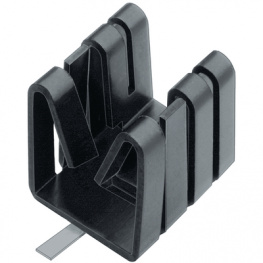 FK 242 SA 220 VL, Радиатор: штампованный; U; черный; L: 21,59мм; W: 14,5мм; H: 13,51мм, Fischer Elektronik
