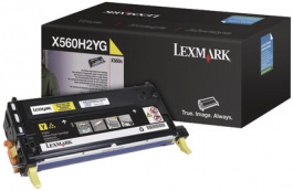 X560H2YG, High Capacity Toner, Yellow, high capacity 10 000, Lexmark