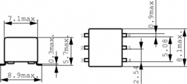 B78304-B1032-A3, SMD Transformer 3 x 10 uH, TDK-Epcos
