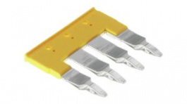 1906230000, Cross Connector, 8mm Pitch, Yellow, Weidmuller