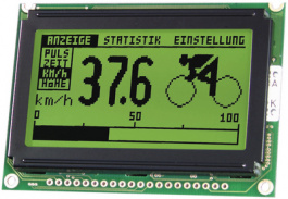 EA T120B-54LW, LCD-graphic display 120 x 32 Pixel, Electronic Assembly