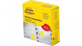 3856, Dot Stickers 19 mm Yellow, Zweckform