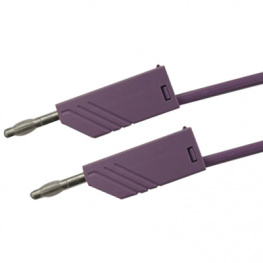 MLN 25/2.5 VIOLETT / VIOLET, Test lead diam. 4 mm violet 25 cm CAT I, SKS Kontakttechnik
