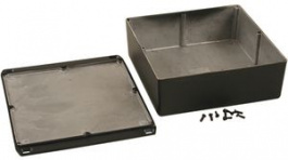 1590WFFLBK, Корпус: универсальный; Х:187мм; Y:187мм; Z:68мм; с креплениями, Hammond