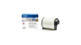 DK-22246, Label Tape, Paper, 103mm x 30.48m, White, Brother