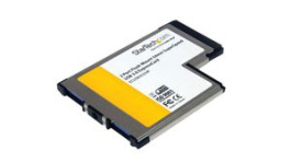 ECUSB3S254F, 2 Port Flush Mount Card Adapter with UASP Support USB 3.0 ExpressCard, StarTech.com