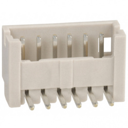 DF13-6P-1.25DS(20), Гнездо; провод-плата; "папа"; DF13; 1,25мм; PIN: 6; THT; на PCB, Hirose