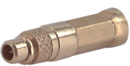11 MMCX-50-2-3, Cable plug MMCX, straight 50 Ohm, Huber+Suhner