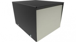 1454L, Metal Instrument Case, Black / Grey, Steel, 1454, Hammond