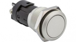 82-4552.1000, Pushbutton Switch 16mm Stainless Steel 240 VAC 3 A 1 Change-Over (CO), EAO