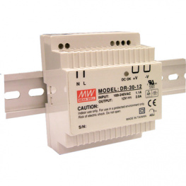 DR-60-12, Блок питания: импульсный; 54Вт; 12ВDC; 11,1?13,2ВDC; 4,5А; 300г, MEAN WELL