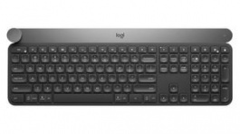 920-008500, Keyboard with Touch-Sensitive Controller, CRAFT, IT Italy, QWERTY, USB, Wireless/Bluetooth, Logitech