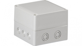 SPCM131310G, Plastic enclosure 125 x 125 x 100 mm grey PC IP 66/67 N/A Cubo S, Ensto