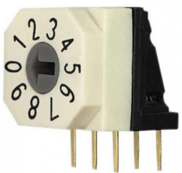 RND 210-00122, PCB coding switch BCD 3+3, RND Components