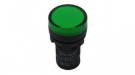 RND 210-00041B, Panel Indicator, Green, 22mm, 230V, Screw, RND Components