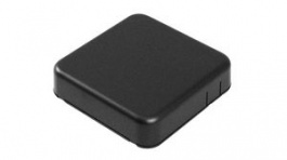 1551SNAP4BK, Plastic Miniature Enclosure, Snap-Fit 1551SNAP 80x80x20.3mm Black ABS IP30, Hammond