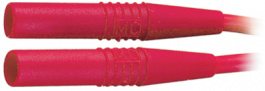 SLK425-L 200CM RED, Safety test lead diam. 4 mm Red 200 cm 2.5 mm2 CAT II, Staubli (former Multi-Contact )