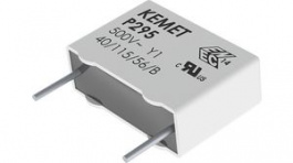 P295BE681M500A, Конденсатор: бумажный; Y1; 680пФ; 500ВAC; 15мм; ±20%; THT; 1500ВDC, Kemet