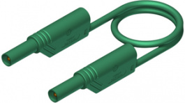 MLS GG 100/1 green, Safety test lead diam. 4 mm Green 100 cm 1 mm2 CAT III, SKS Kontakttechnik