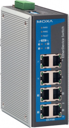 EDS-P308, Switch 8x 10/100 (4x PoE) - -, Moxa