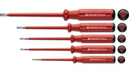 PB 5538, Classic VDE Screwdriver Set Slotted 5pcs., PB Swiss Tools