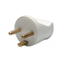 120362, Plug straight grey DK, -