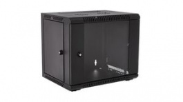 RMWC9UG450-1E, 19" Case with Glass Door, Wall Mount, 9U, Steel, Black, V7