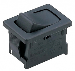 1801.5102, Rocker switch 1P 10 A 250 VAC, Marquardt
