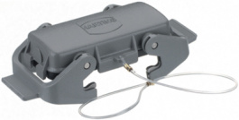 09300105423, Защитная крышка; Han; размер 10B; двойная защелка; металл, Harting