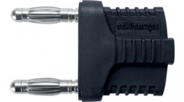 KURZ 19-4 IG MB Ni / SW, Jumper plug diam. 4 mm Black, Schutzinger