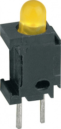 2311.7031, LED; в корпусе; желтый; 2,8мм; Кол-во диод: 1; 20мА; 60°; 10?20мкд, Mentor