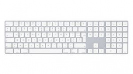 MQ052F/A, Rechargeable Magic Keyboard with Numpad FR France/AZERTY Lightning Silver, Apple