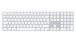MQ052F/A, Rechargeable Magic Keyboard with Numpad FR France/AZERTY Lightning Silver, Apple