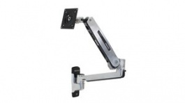 45-353-026, LCD Monitor Wall Mount, 42", 100x100/75x75/200x100/200x200, 11.3kg, Silver, Ergotron