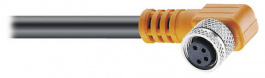 RKMWV 4-225/5 M, Соединительный кабель; M8; PIN:4; угловой; 5м; вилка; 60ВAC; 4А, Lumberg Automation (Belden brand)