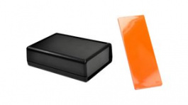 RND 455-01161, Hand-Held Plastic Enclosure with Infrared End Panel, 66.5x92x28.1mm, Black, ABS, RND Components