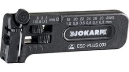 40029, Стриппер; Oпровода: 0,3?1мм; Кабель: круглые; ESD; ESD-PLUS, Jokari