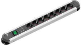 331.154, Outlet Strip, 8xF (CEE 7/3), 1.75 m, Bachmann