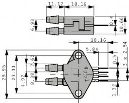 MPX10DP, Pressure sensor 10 kPA, FREESCALE/MOT