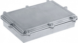 RND 455-00677, Metal enclosure, Light Grey, 182 x 262 x 55 mm, Aluminium Alloy / ADC12, RND Components